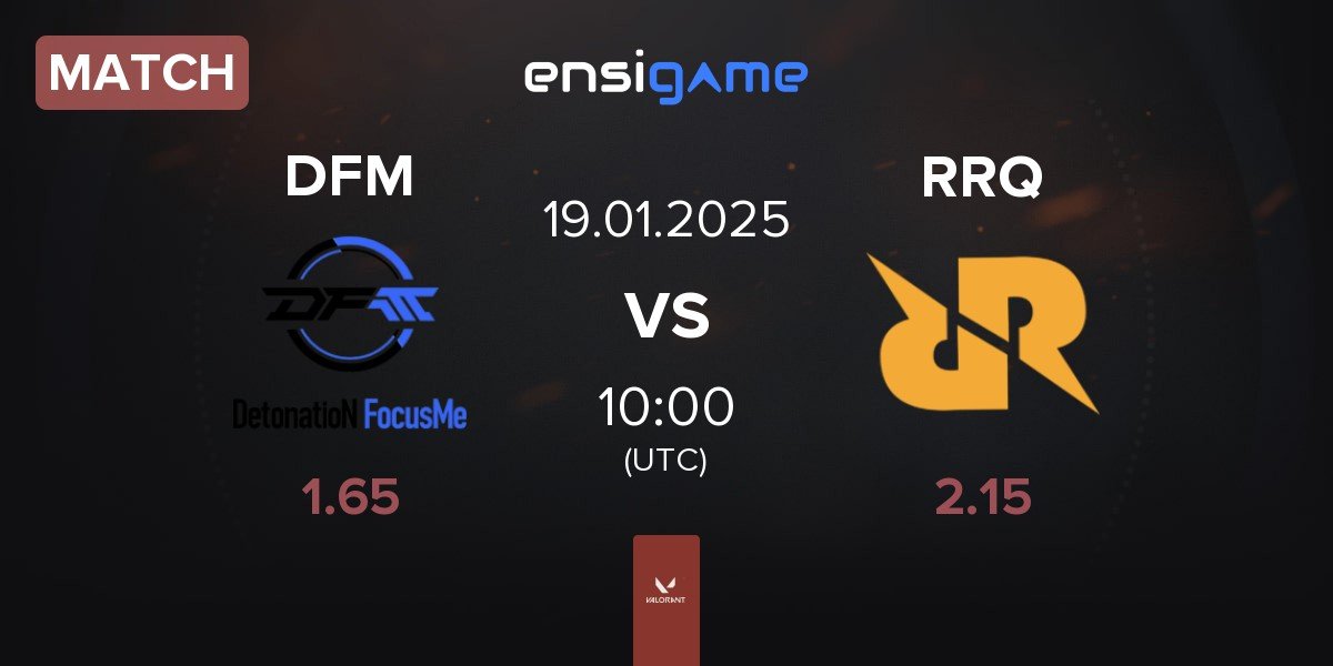 Match DetonatioN FocusMe DFM vs Rex Regum Qeon RRQ | 19.01