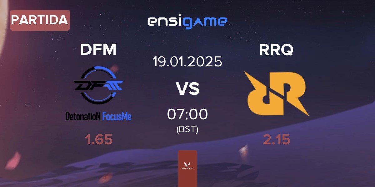 Partida DetonatioN FocusMe DFM vs Rex Regum Qeon RRQ | 19.01