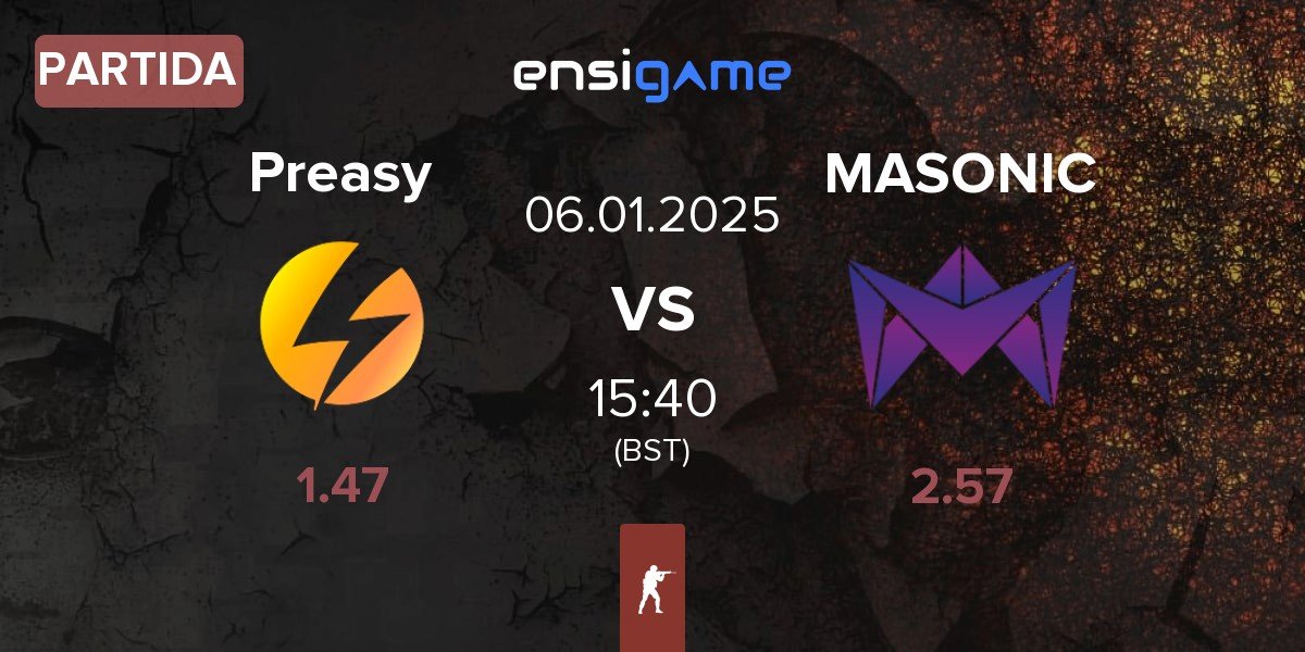 Partida Preasy Esport Preasy vs MASONIC | 06.01