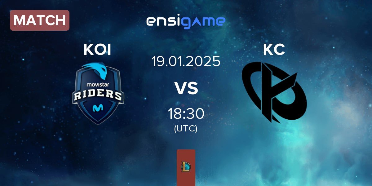 Match Movistar KOI KOI vs Karmine Corp KC | 19.01