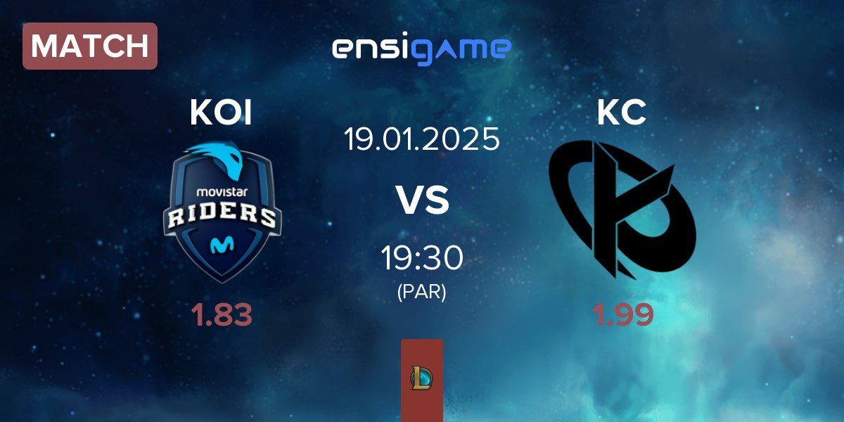 Match Movistar KOI KOI vs Karmine Corp KC | 19.01