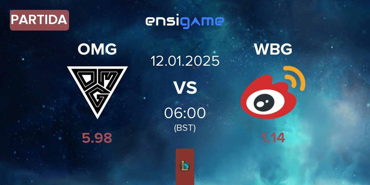 Partida Oh My God OMG vs Weibo Gaming WBG | 12.01