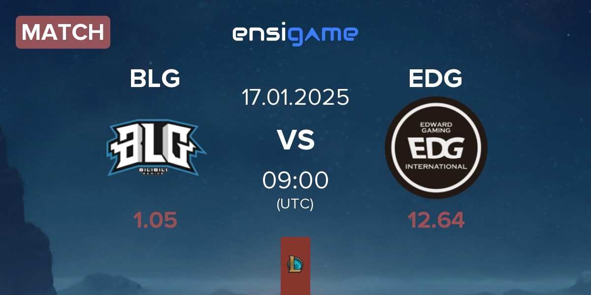 Match Bilibili Gaming BLG vs EDward Gaming EDG | 17.01