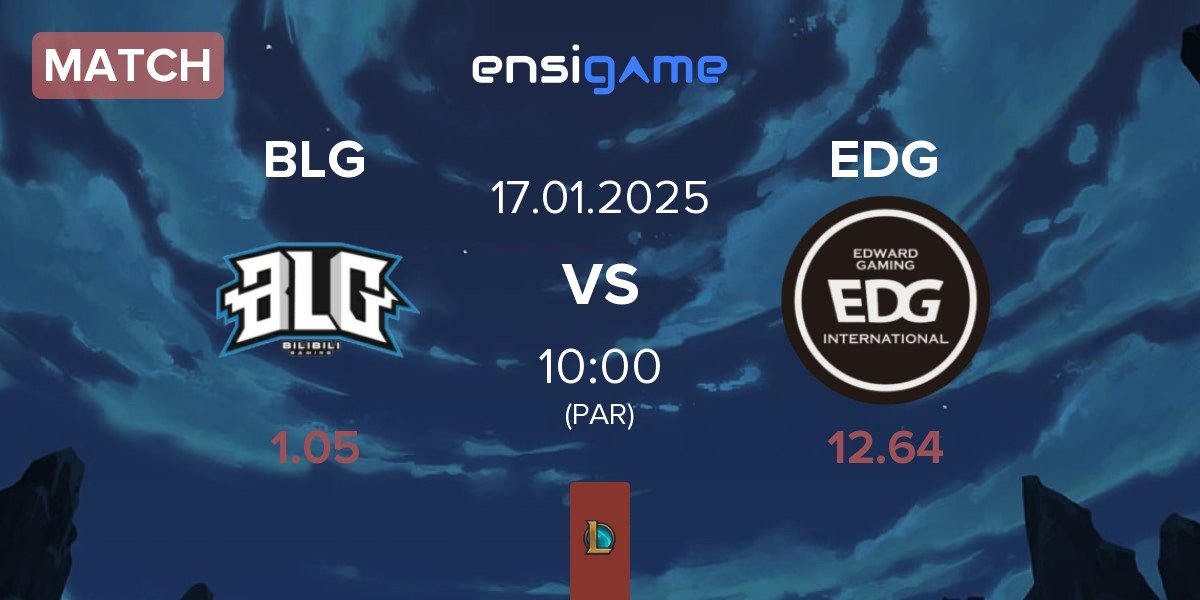 Match Bilibili Gaming BLG vs EDward Gaming EDG | 17.01