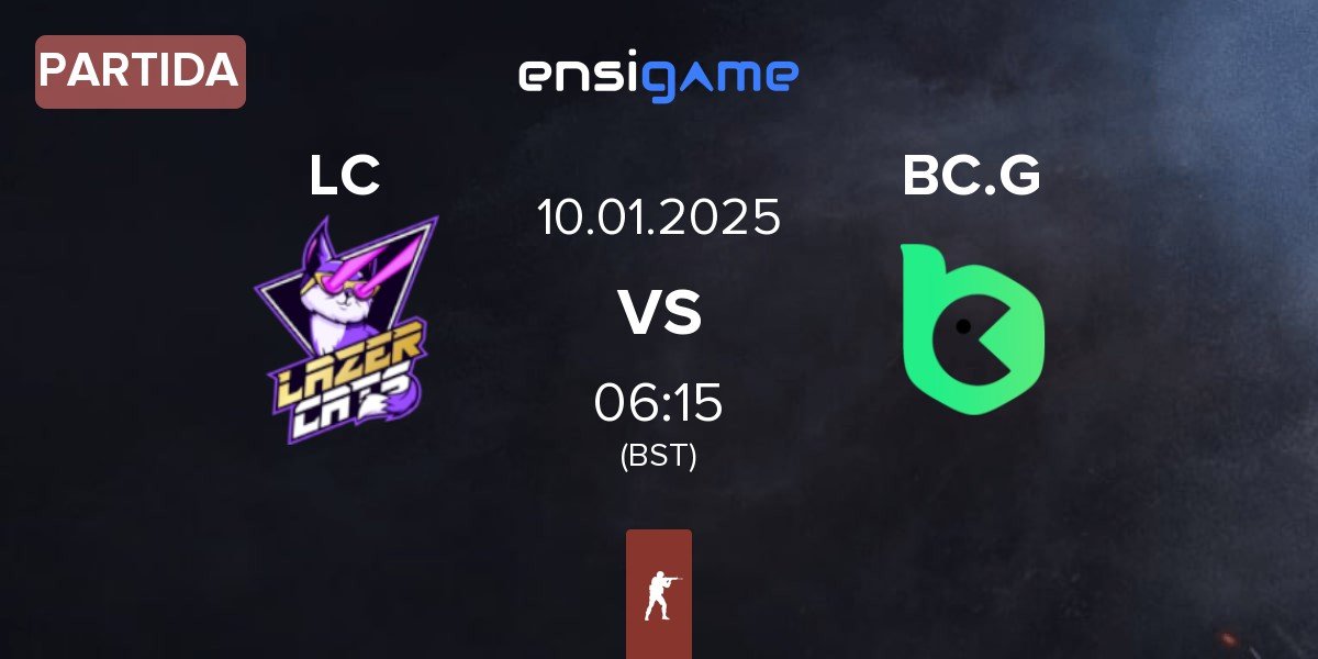 Partida Lazer Cats LC vs BC.Game Esports BC.G | 10.01