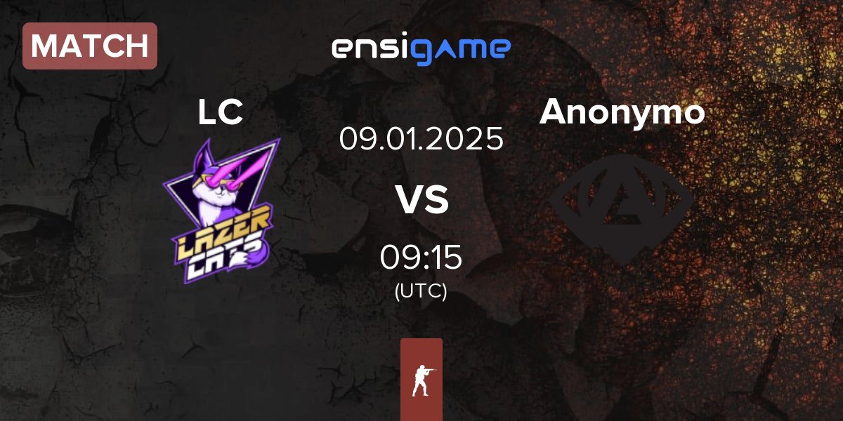 Match Lazer Cats LC vs Anonymo Esports Anonymo | 09.01