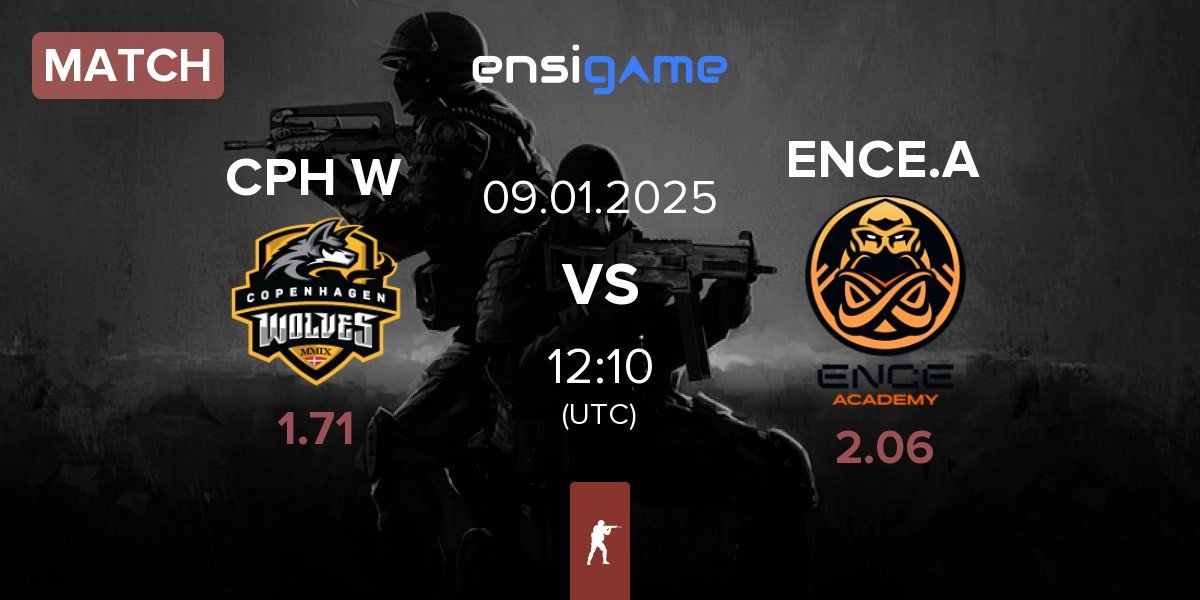 Match Copenhagen Wolves CPH W vs ENCE Academy ENCE.A | 09.01