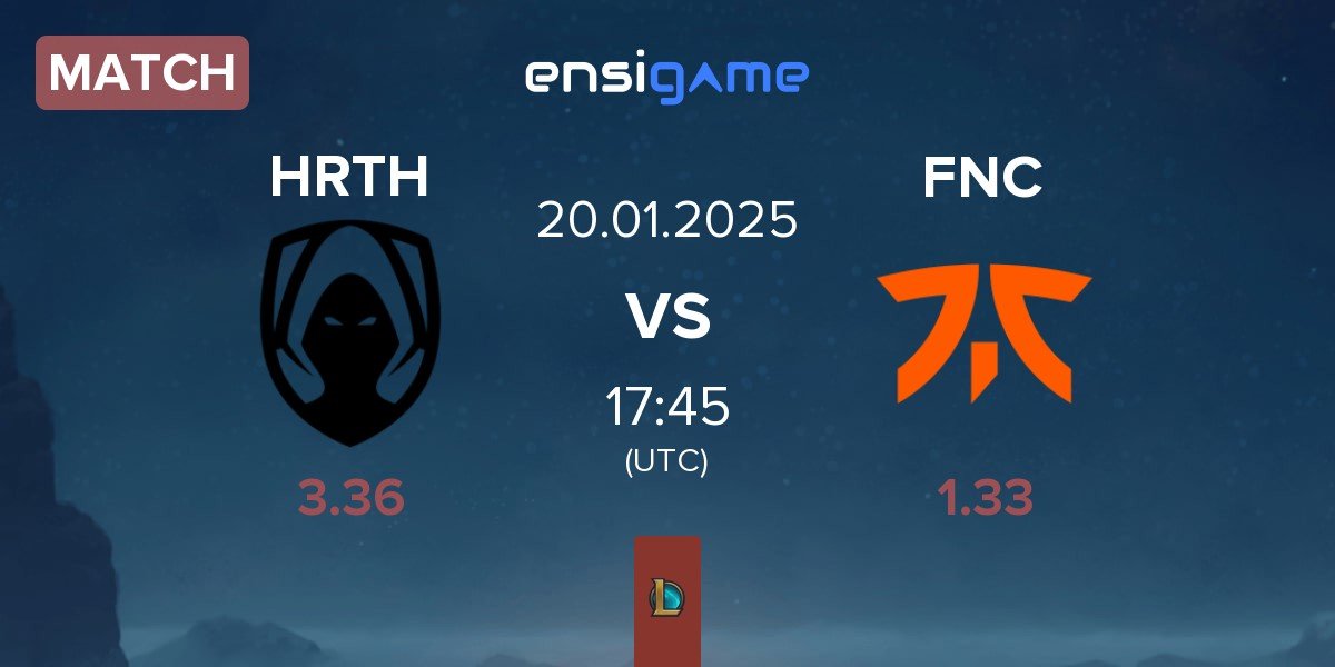 Match Team Heretics HRTH vs Fnatic FNC | 20.01