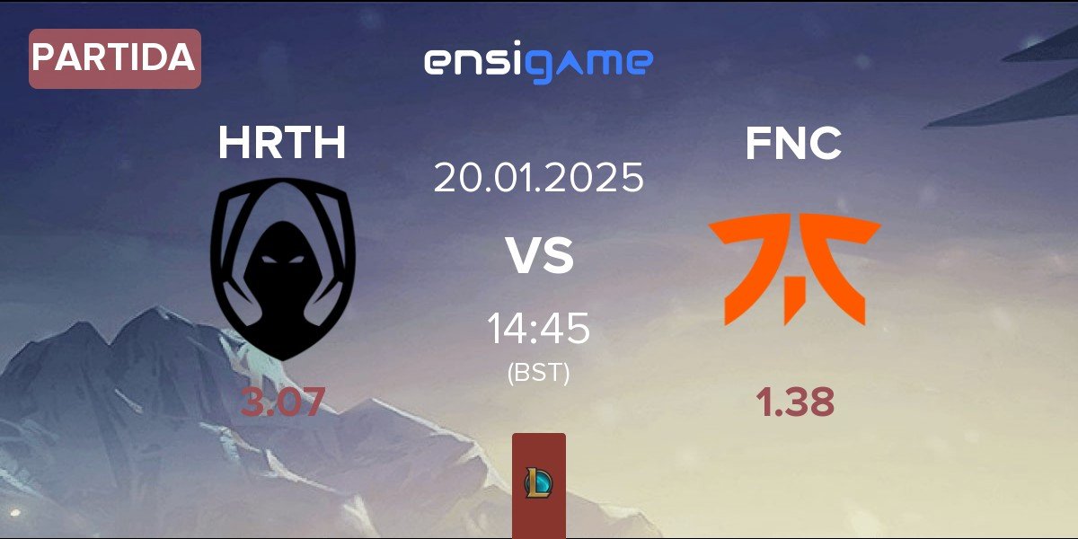 Partida Team Heretics HRTH vs Fnatic FNC | 20.01