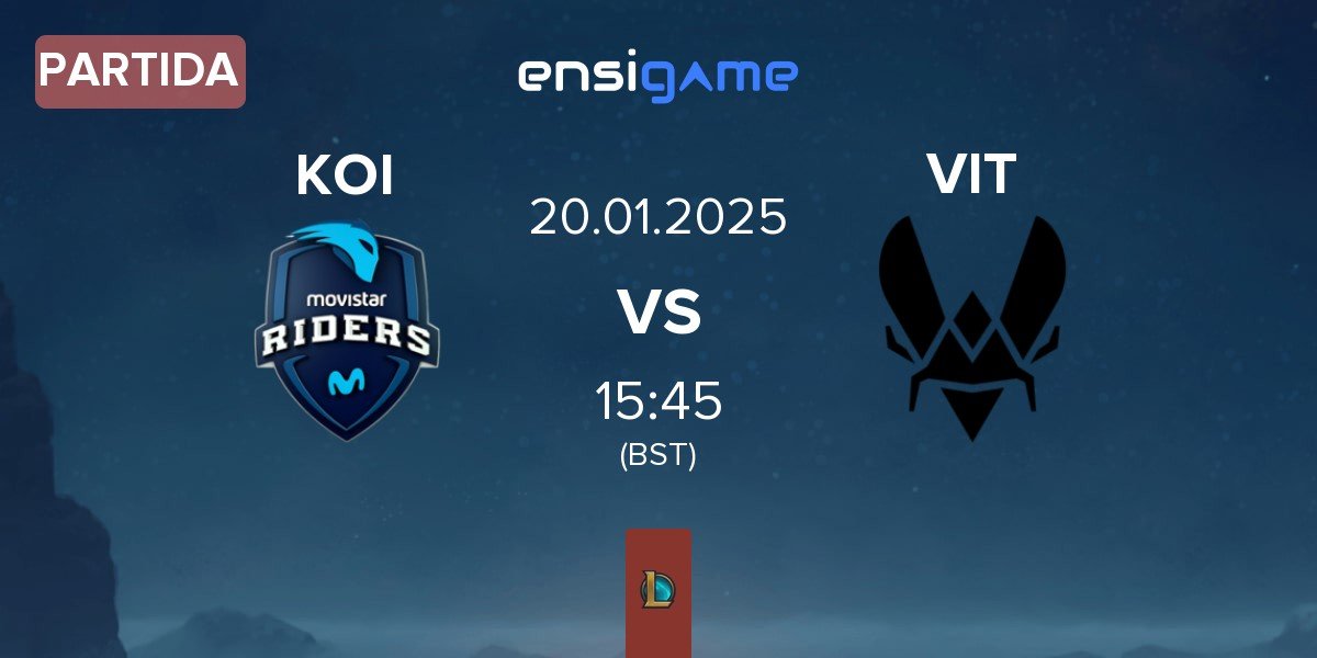 Partida Movistar KOI KOI vs Team Vitality VIT | 20.01