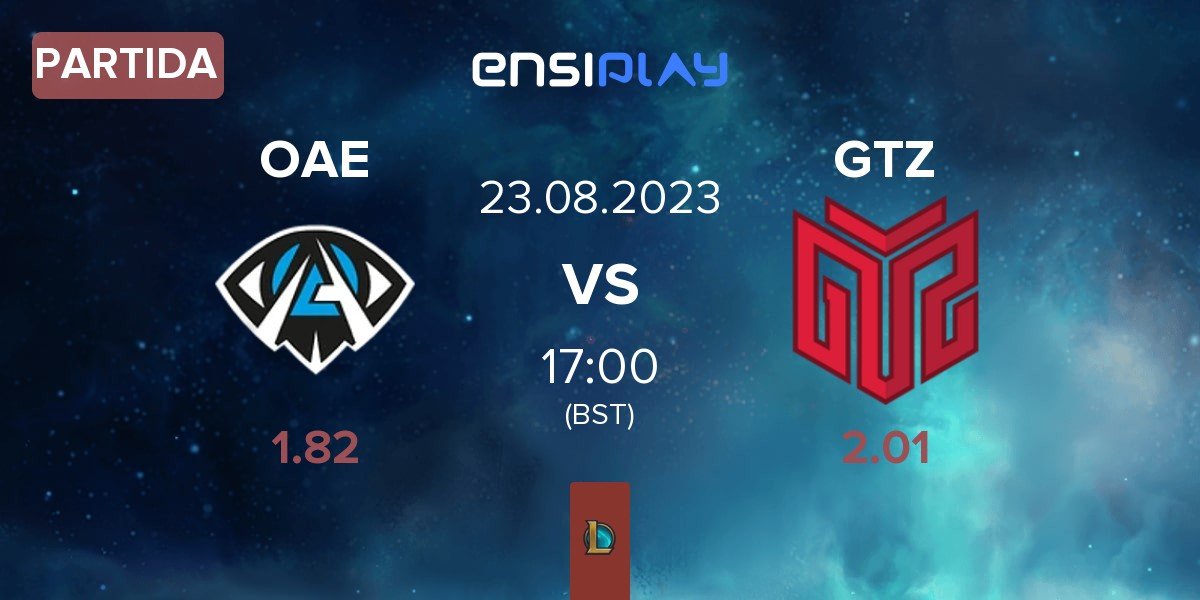 Partida Orbit Anonymo OAE vs GTZ Esports GTZ | 23.08