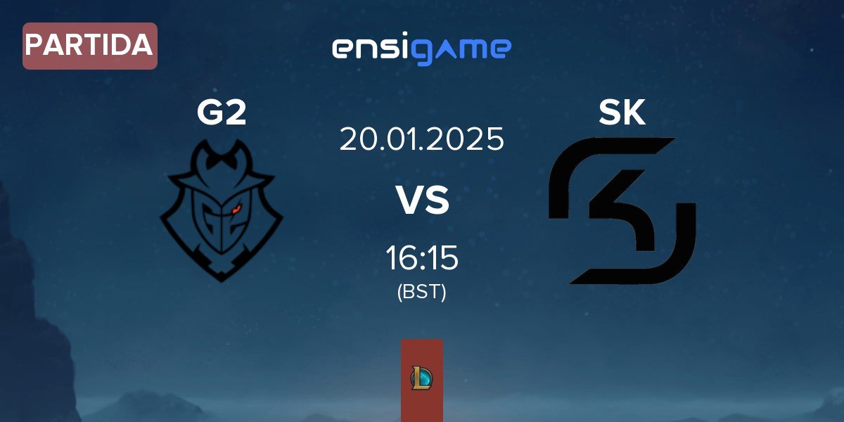 Partida G2 Esports G2 vs SK Gaming SK | 20.01