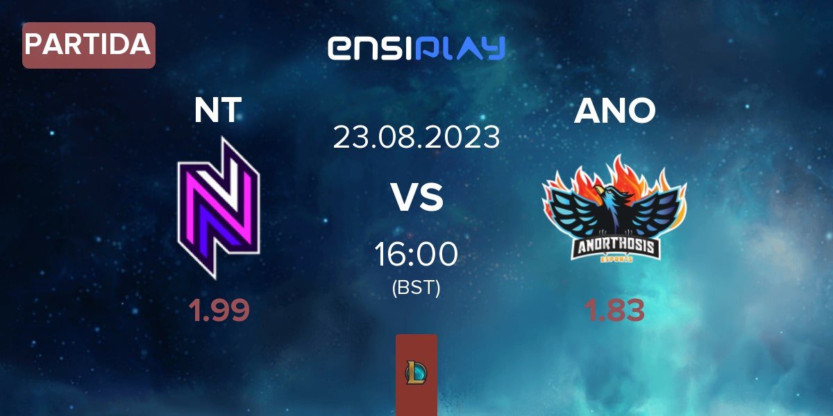 Partida Nativz NT vs Anorthosis Famagusta Esports ANO | 23.08
