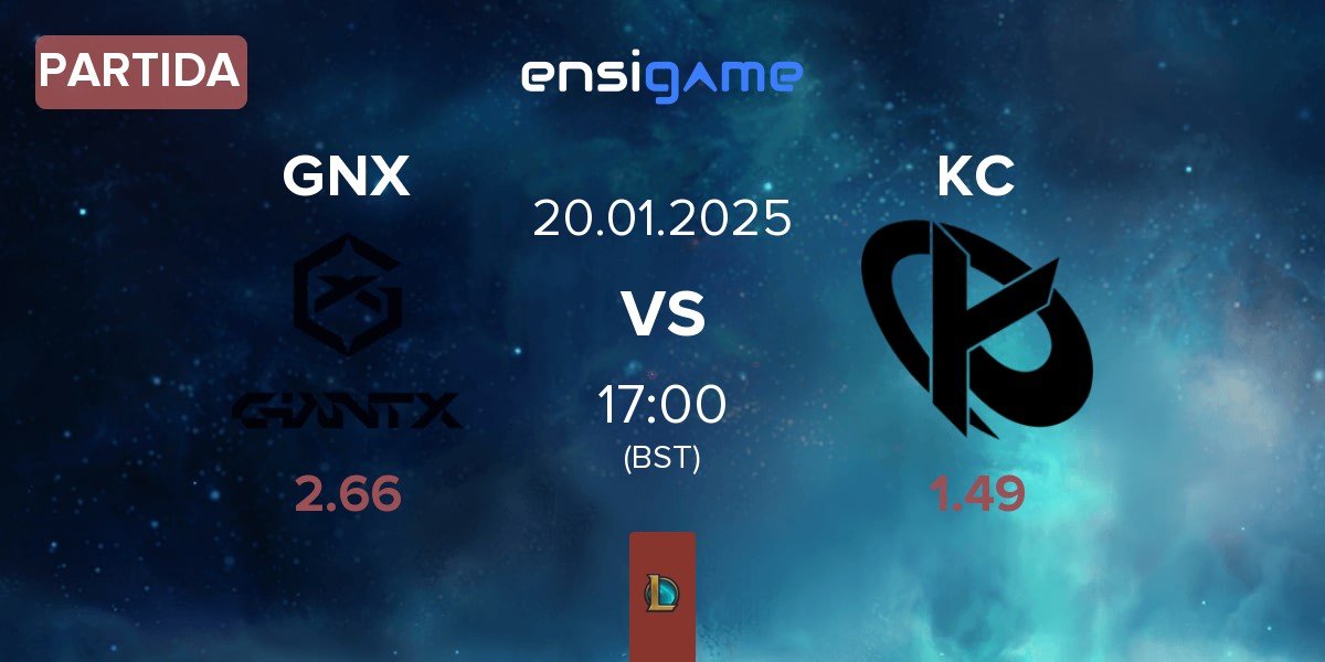 Partida GIANTX GNX vs Karmine Corp KC | 20.01