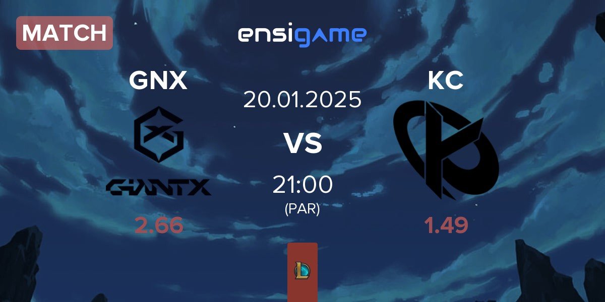 Match GIANTX GNX vs Karmine Corp KC | 20.01