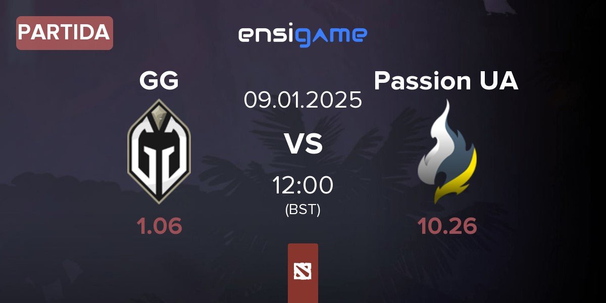 Partida Gaimin Gladiators GG vs Passion UA | 09.01