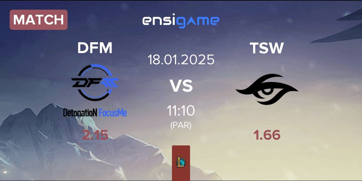 Match DetonatioN FocusMe DFM vs Team Secret Whales TSW | 18.01