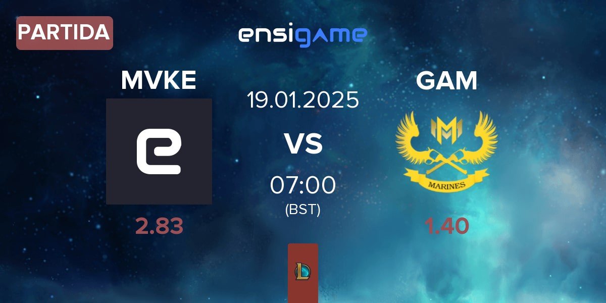 Partida MGN Vikings Esports MVKE vs GAM Esports GAM | 19.01