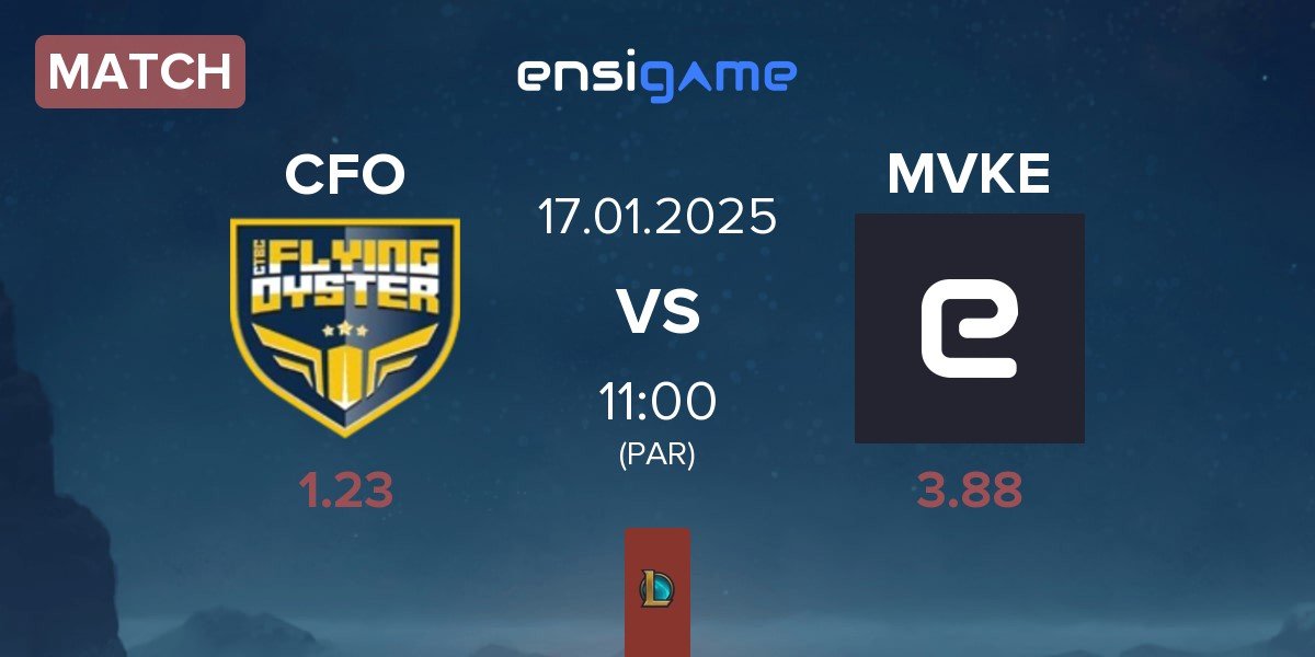 Match CTBC Flying Oyster CFO vs MGN Vikings Esports MVKE | 17.01