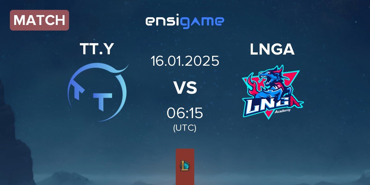 Match ThunderTalk Gaming Young TT.Y vs LNG Academy LNGA | 16.01