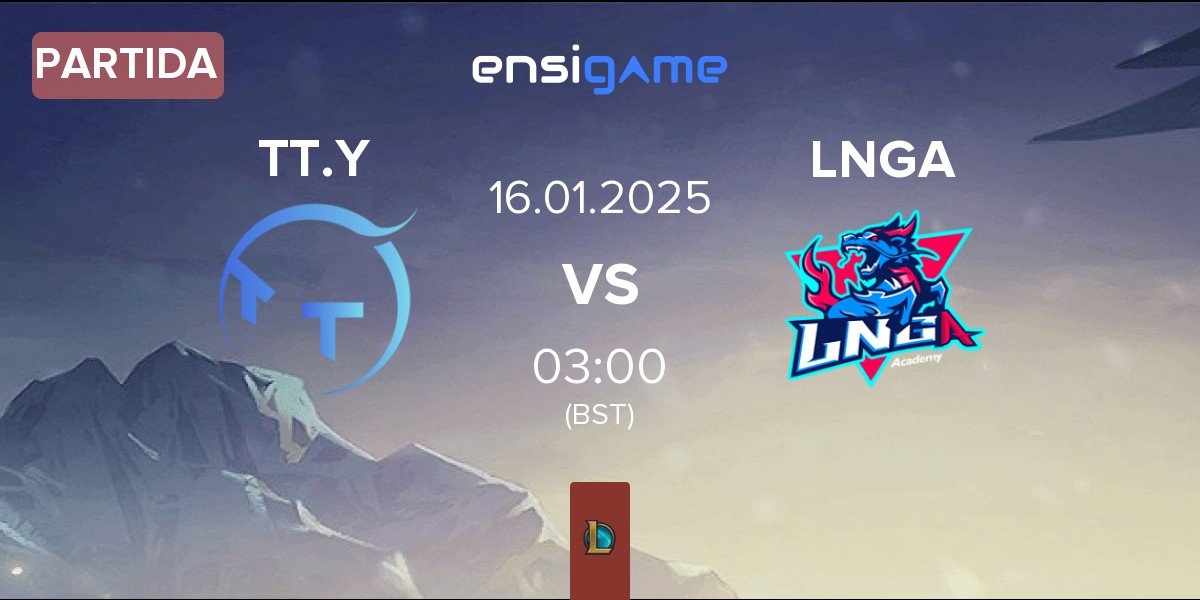 Partida ThunderTalk Gaming Young TT.Y vs LNG Academy LNGA | 16.01