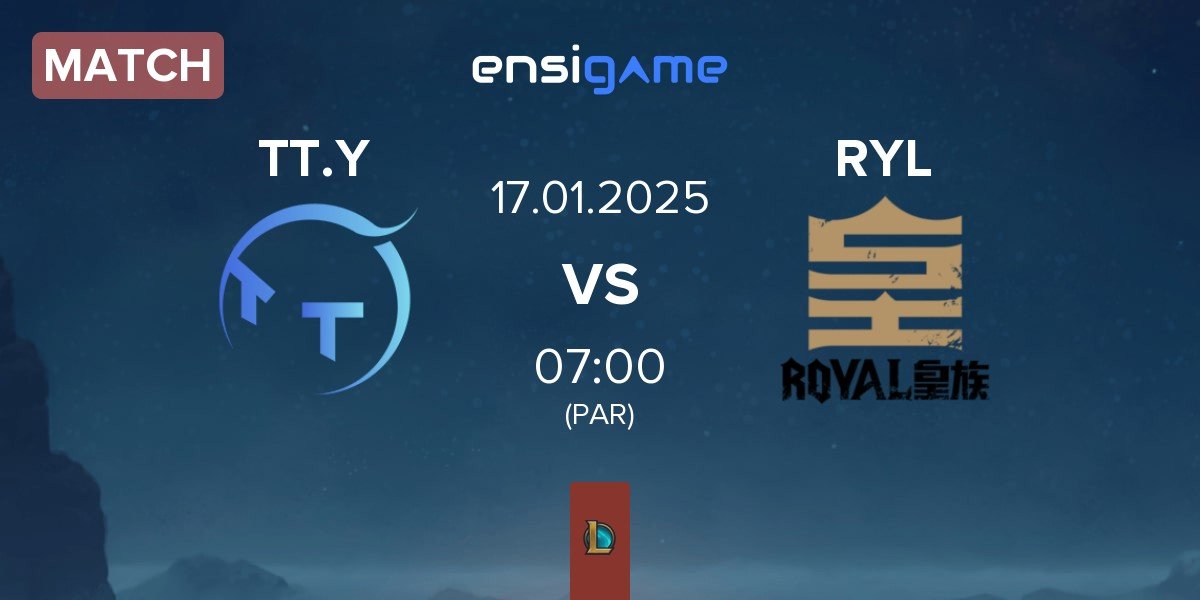 Match ThunderTalk Gaming Young TT.Y vs Royal Club RYL | 17.01