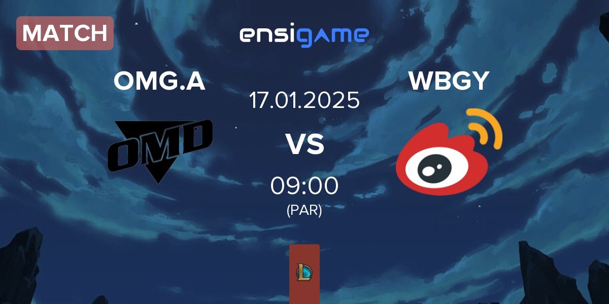 Match Oh My God Academy OMG.A vs Weibo Gaming Youth Team WBGY | 17.01