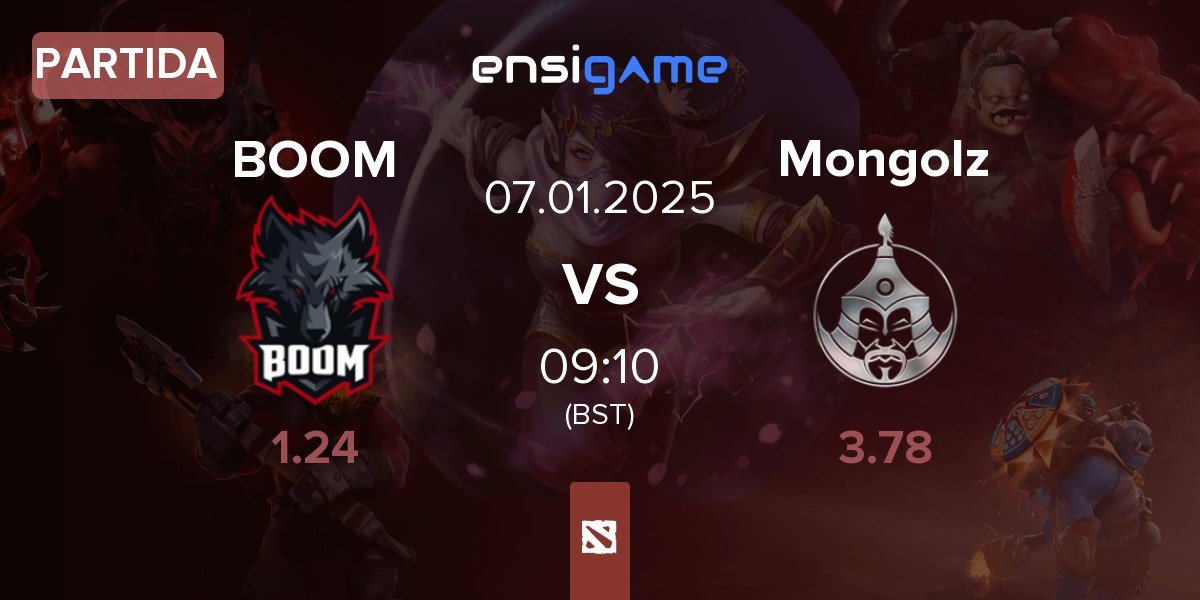 Partida BOOM Esports BOOM vs The Mongolz Mongolz | 07.01