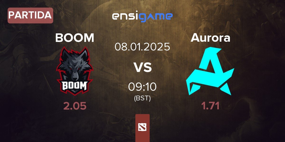 Partida BOOM Esports BOOM vs Aurora | 08.01