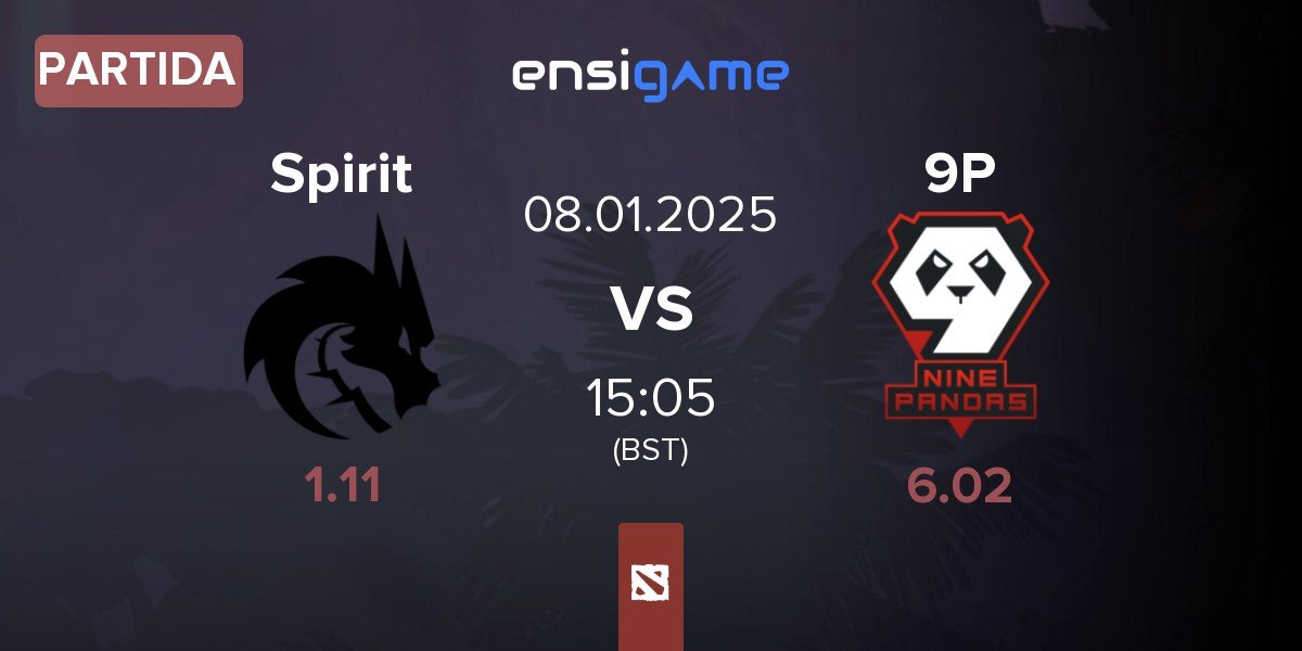 Partida Team Spirit Spirit vs 9Pandas 9P | 08.01