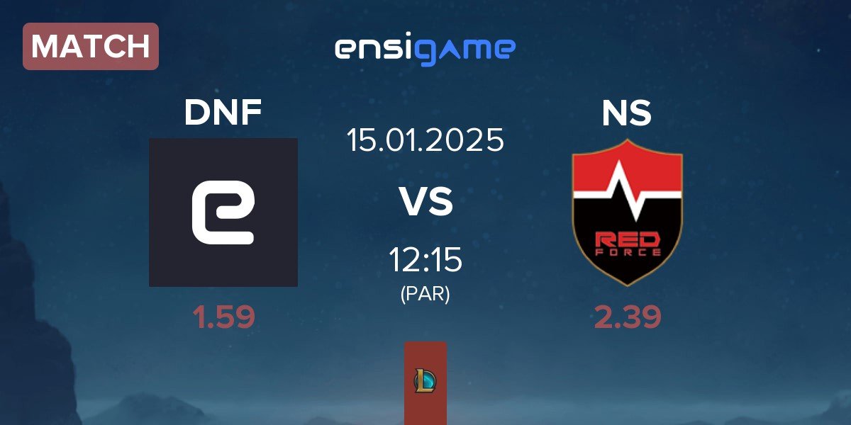 Match DN Freecs DNF vs Nongshim RedForce NS | 15.01