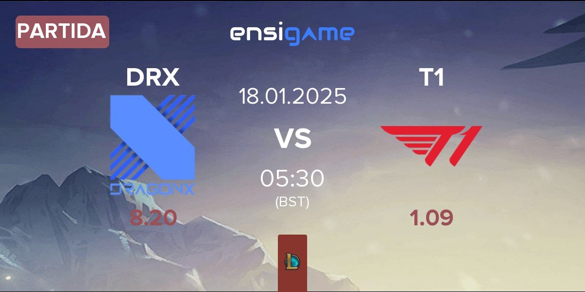 Partida DRX vs T1 | 18.01