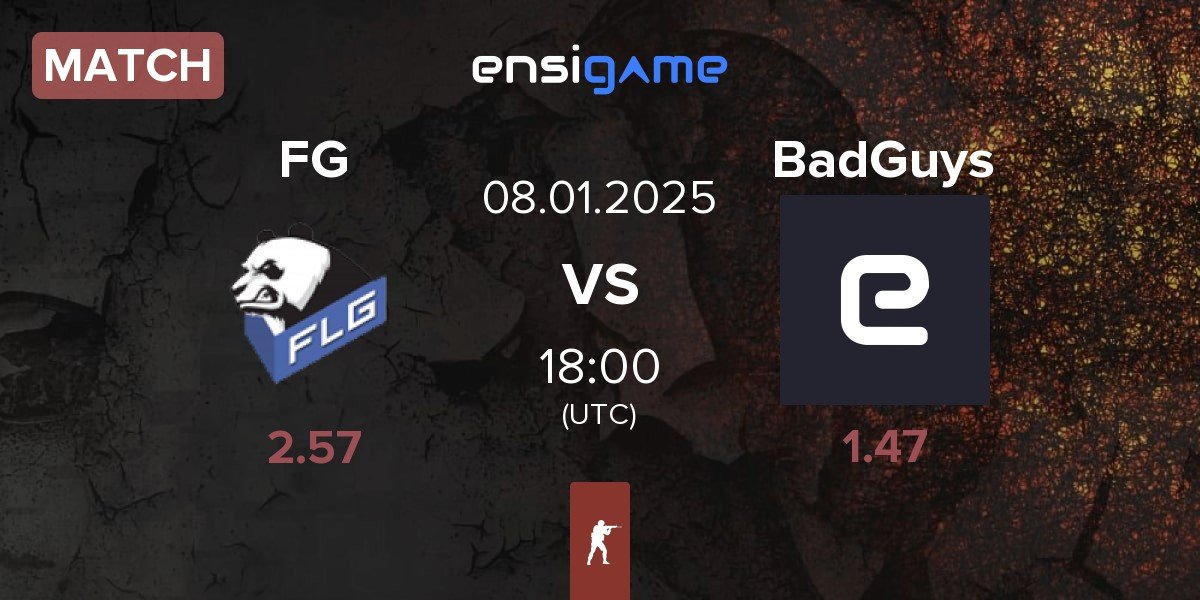 Match Fluffy Gangsters FG vs BadGuys | 08.01