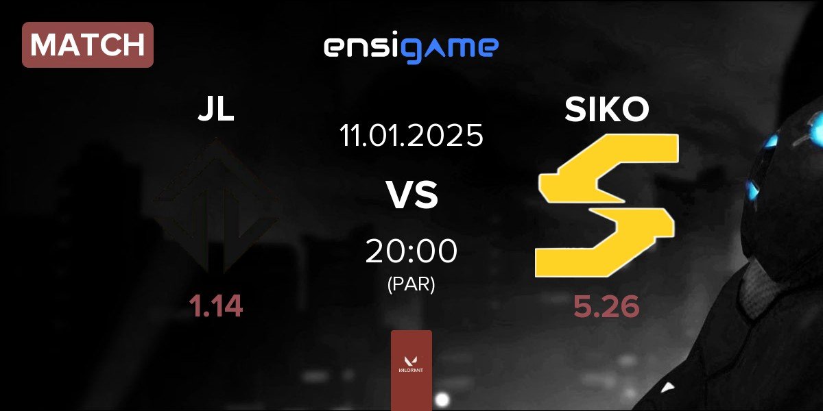 Match Joblife JL vs Siko Esports SIKO | 11.01