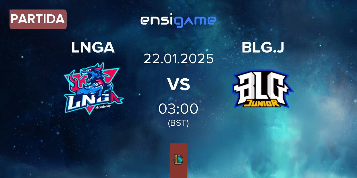 Partida LNG Academy LNGA vs Bilibili Gaming Junior BLG.J | 22.01