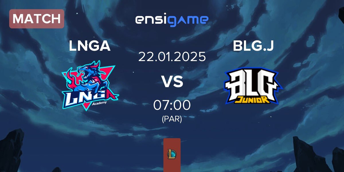 Match LNG Academy LNGA vs Bilibili Gaming Junior BLG.J | 22.01