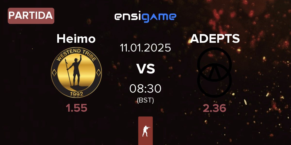 Partida Heimo Esports Heimo vs ADEPTS | 11.01