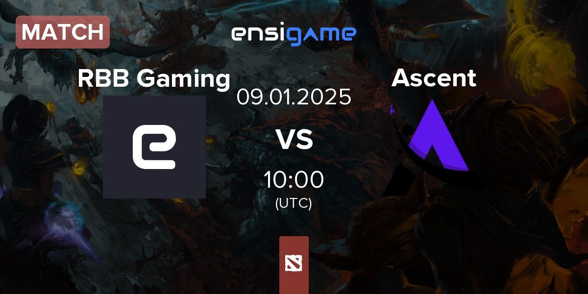 Match RBB Gaming vs Ascent Esports Ascent | 09.01