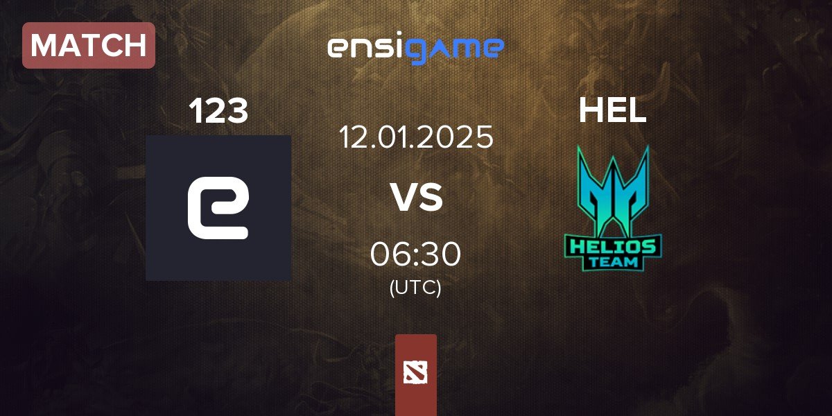 Match 123 Gaming 123 vs Team Helios HEL | 12.01