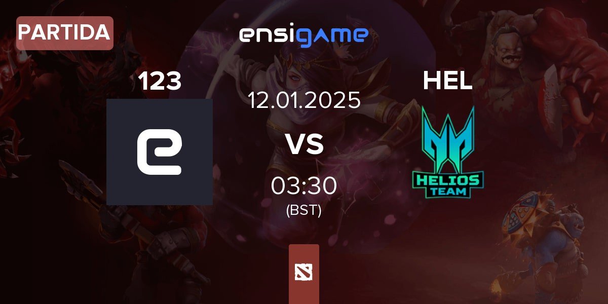 Partida 123 Gaming 123 vs Team Helios HEL | 12.01