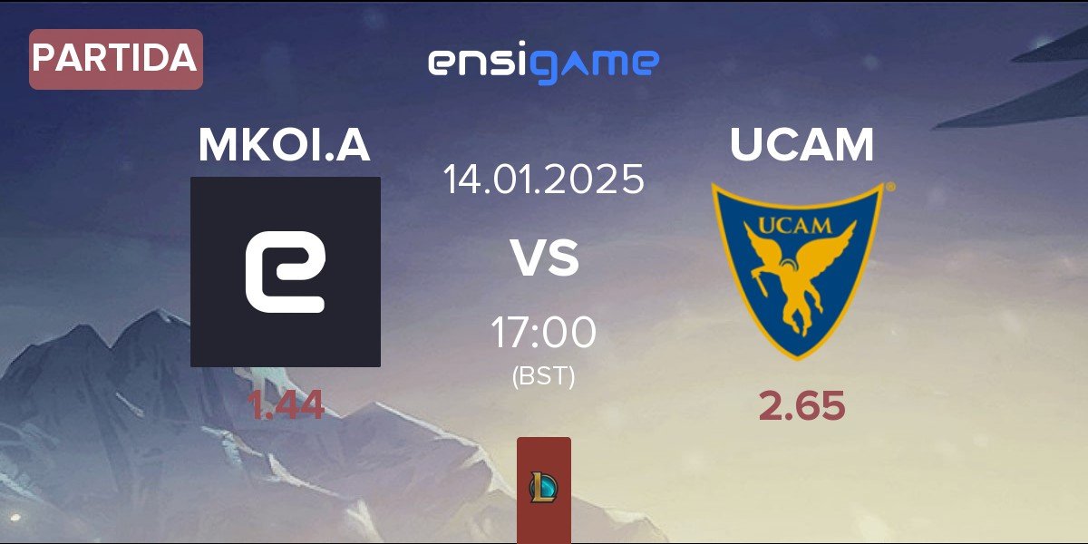 Partida Movistar KOI Academy MKFX vs UCAM Esports UCAM | 14.01