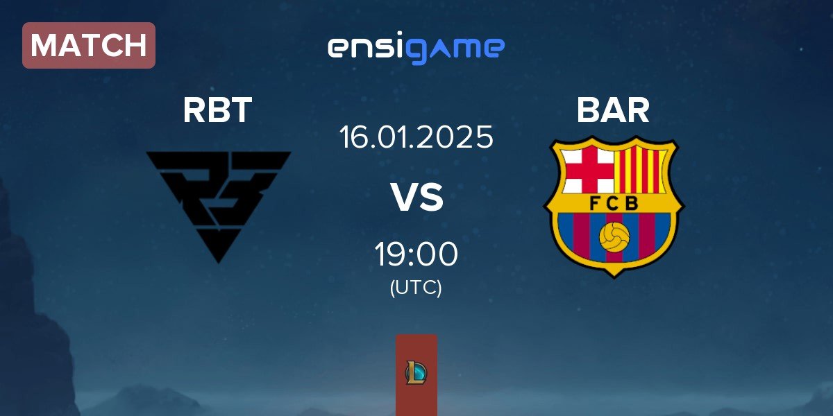 Match Ramboot Club RBT vs Barça eSports BAR | 16.01