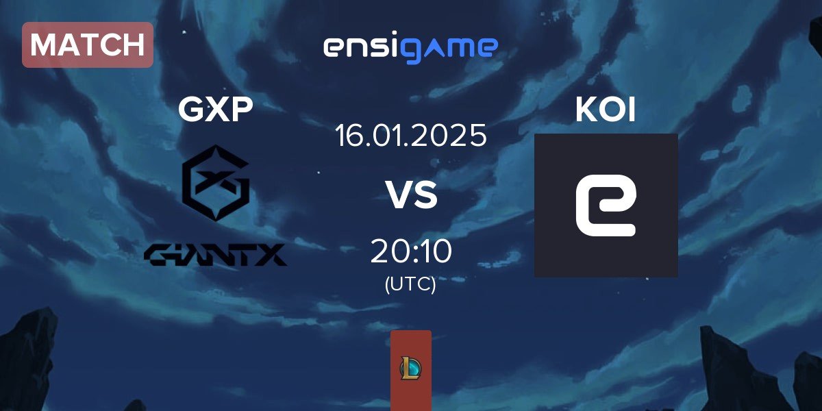 Match GIANTX Academy GXP vs Movistar KOI Academy KOI | 16.01