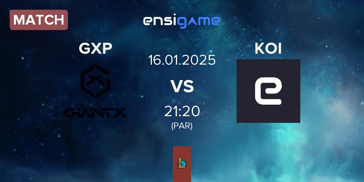 Match GIANTX Academy GXP vs Movistar KOI Academy KOI | 16.01