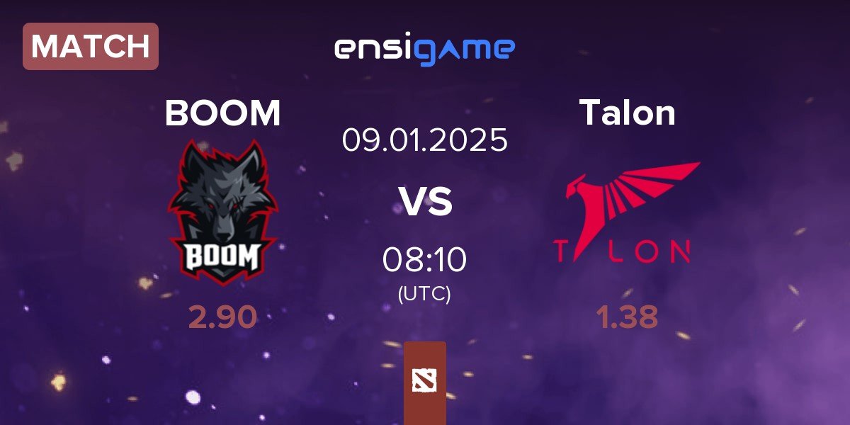 Match BOOM Esports BOOM vs Talon Esports Talon | 09.01