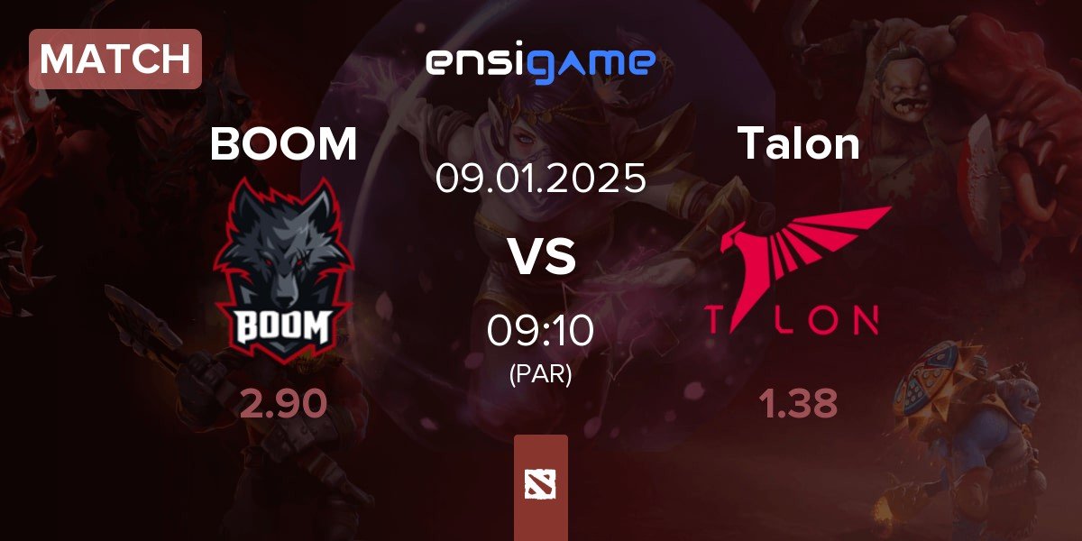 Match BOOM Esports BOOM vs Talon Esports Talon | 09.01