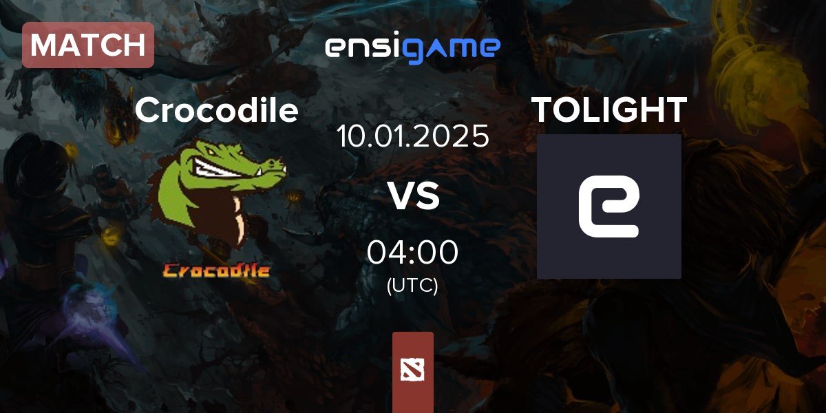 Match Crocodile vs TOLIGHT | 10.01