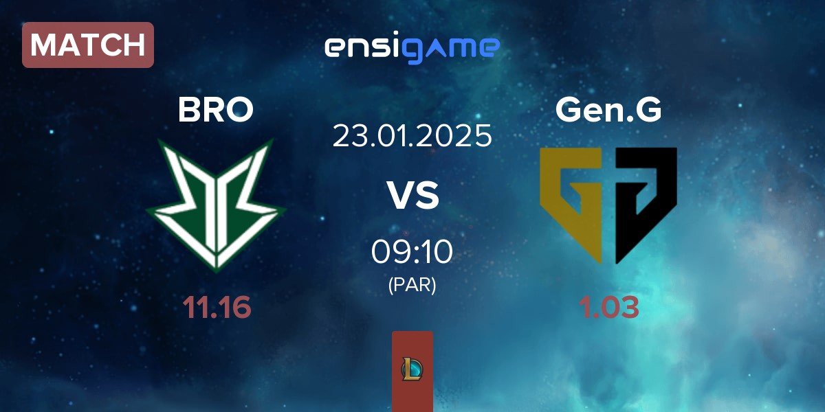 Match OKSavingsBank BRION BRO vs Gen.G Esports Gen.G | 23.01