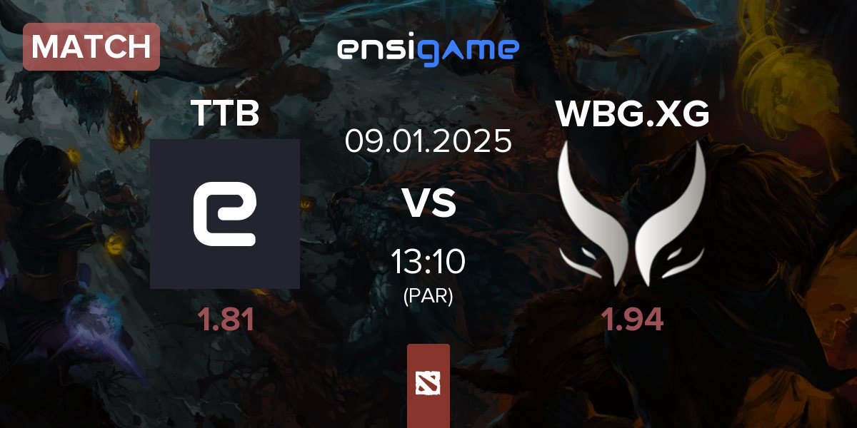 Match Team TideBound TTB vs Xtreme Gaming WBG.XG | 09.01