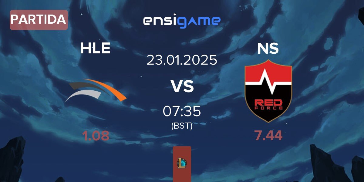 Partida Hanwha Life Esports HLE vs Nongshim RedForce NS | 23.01